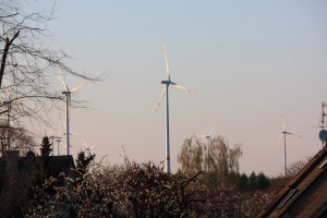 Die Windräder werden auch zukünftig für Königshoven Energie erzeugen...