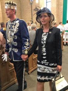 Das Königshovener Schützenkönigspaar - Michael II. und Claudia Hackbarth.
