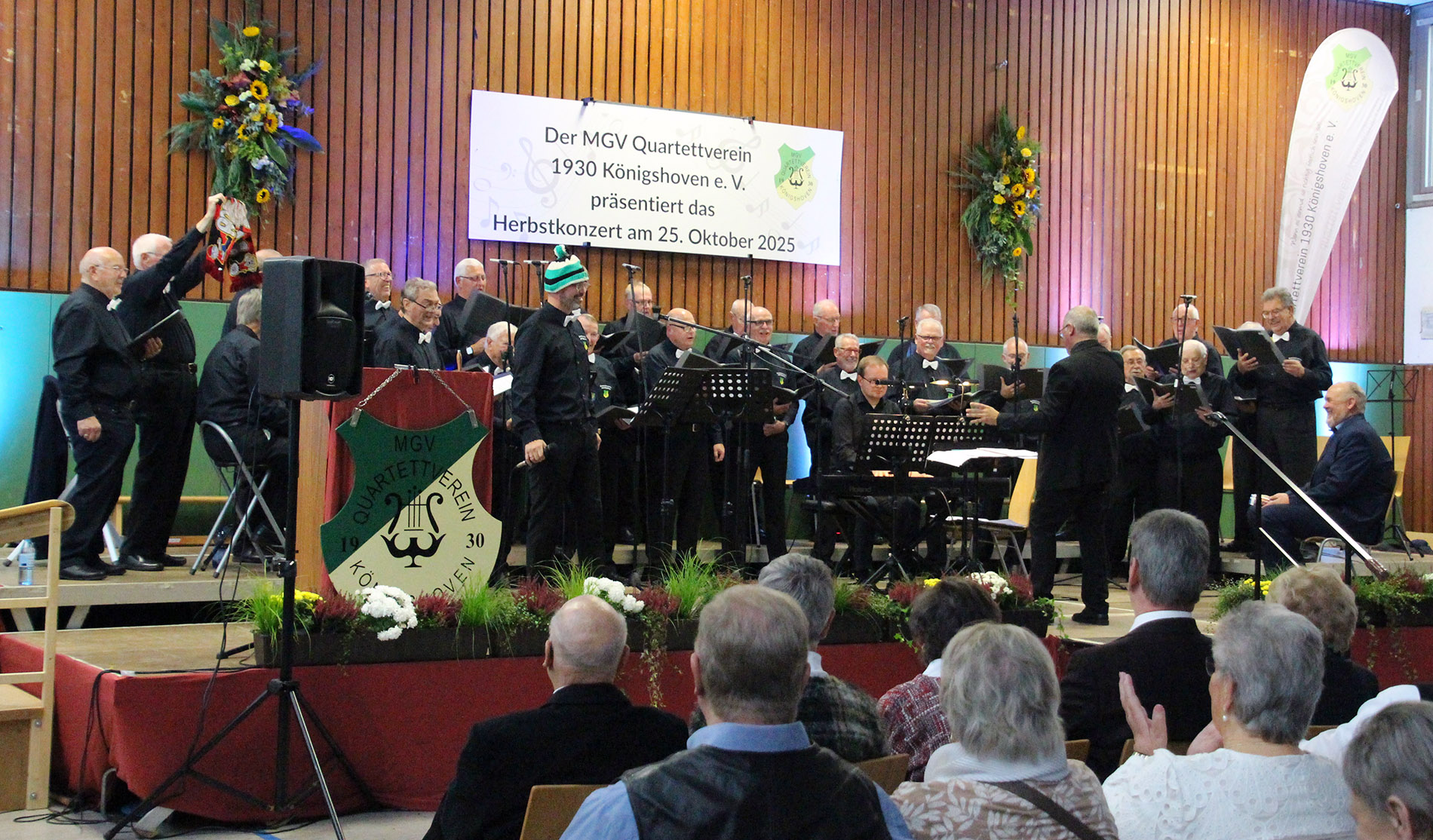 Auch im nächsten Jahr kann sich das Publikum auf das beliebte Herbstkonzert des Königshovener MGV freuen.